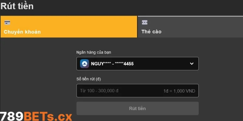 Những điều người chơi cần biết khi rút tiền 789bet
